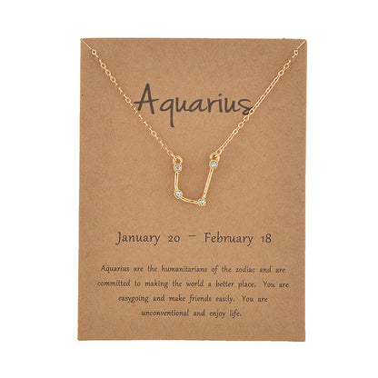 Twelve Constellation Necklace