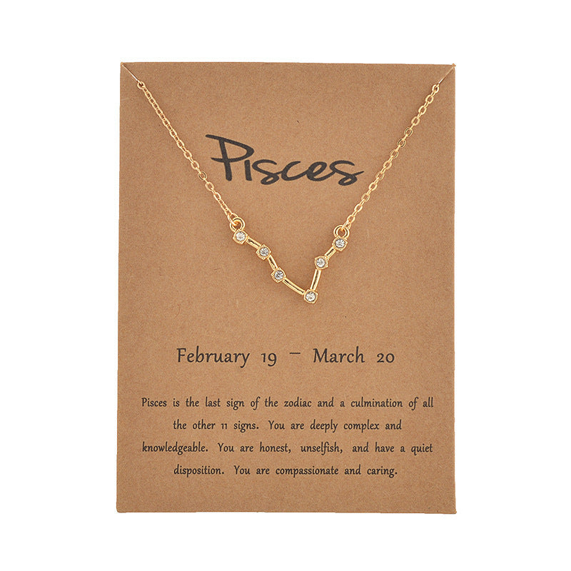 Twelve Constellation Necklace