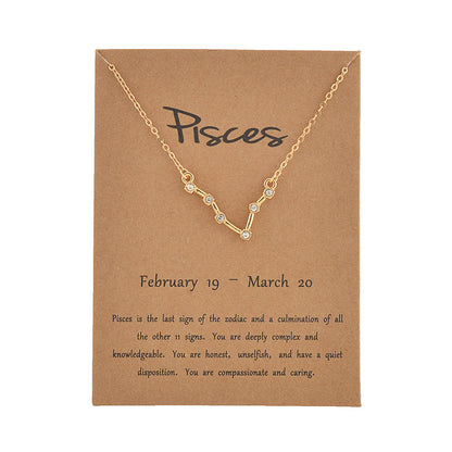 Twelve Constellation Necklace