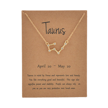 Twelve Constellation Necklace
