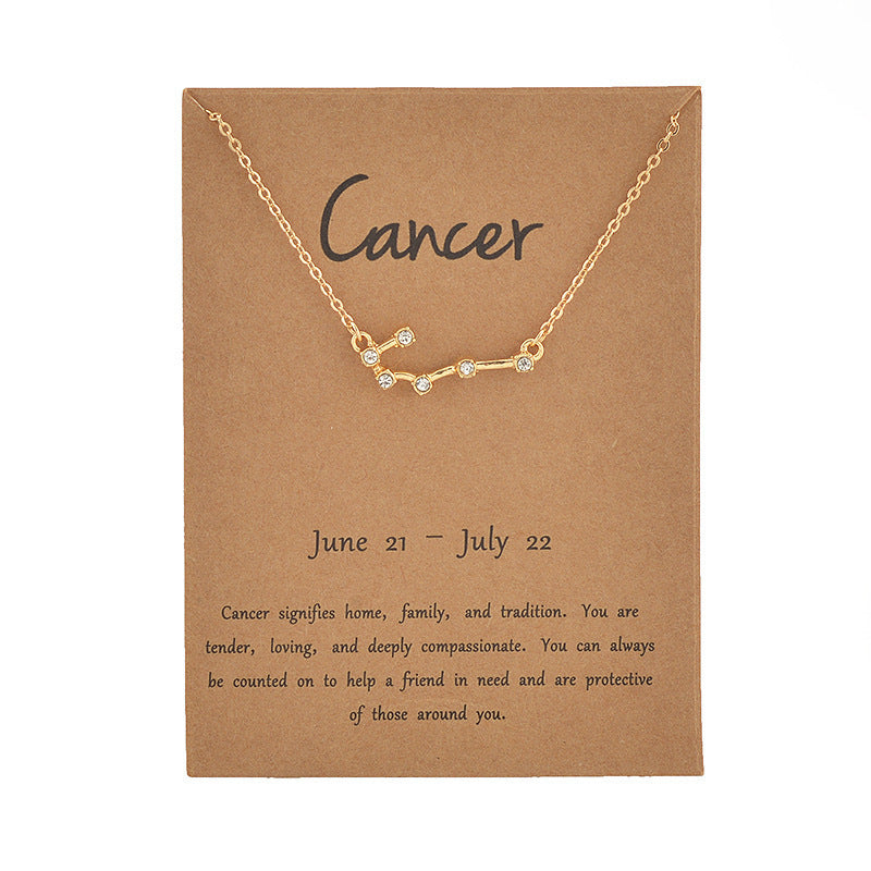 Twelve Constellation Necklace
