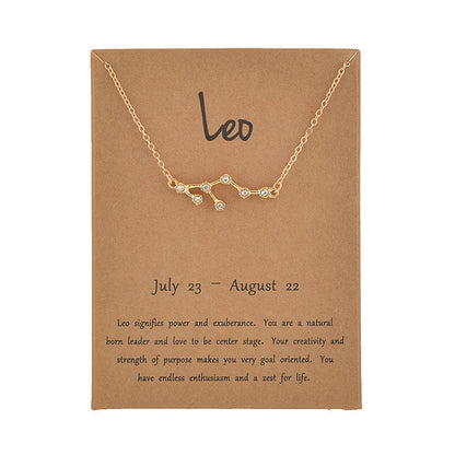 Twelve Constellation Necklace