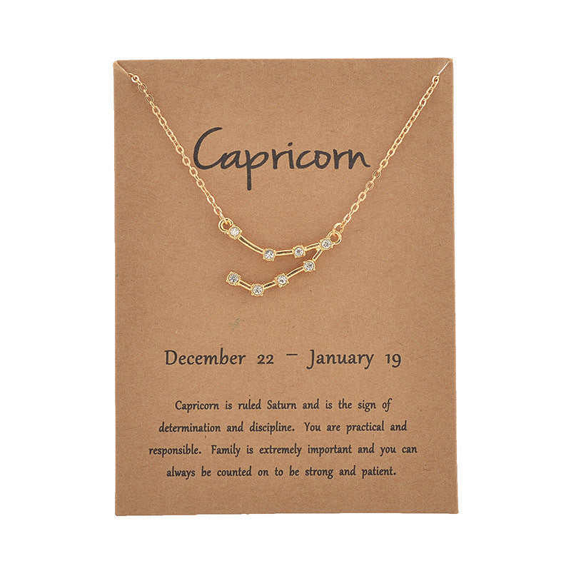 Twelve Constellation Necklace
