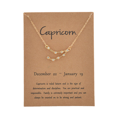 Twelve Constellation Necklace