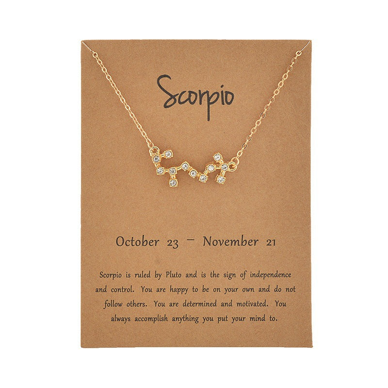 Twelve Constellation Necklace