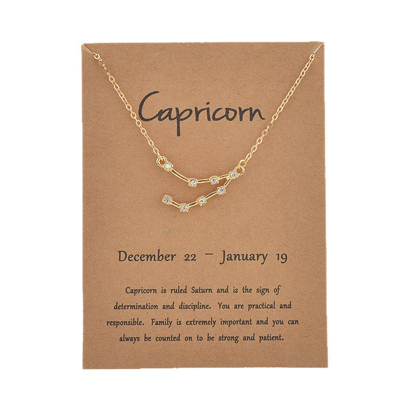 Twelve Constellation Necklace