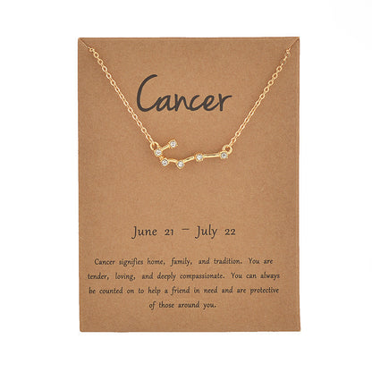 Twelve Constellation Necklace