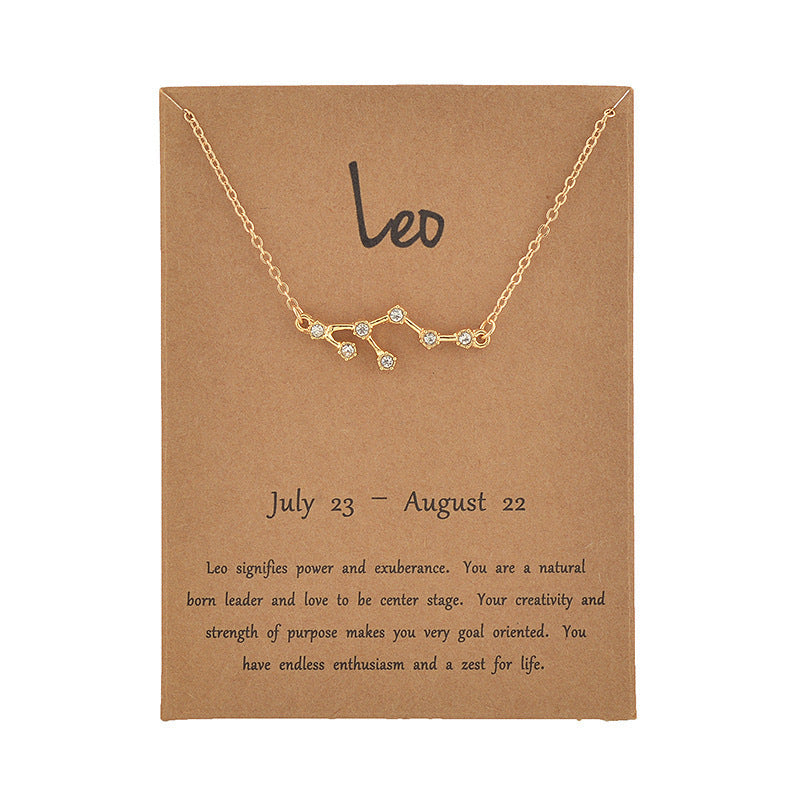 Twelve Constellation Necklace