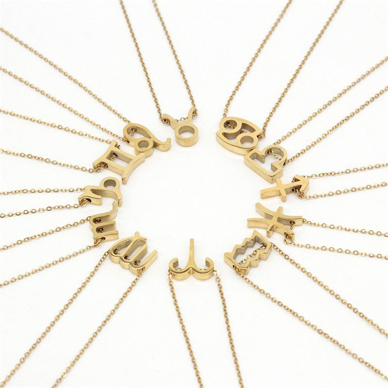 Twelve constellations High sense pendant