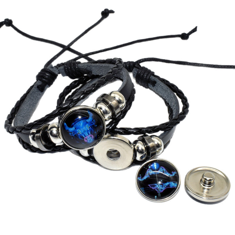 Twelve zodiac luminous bracelets