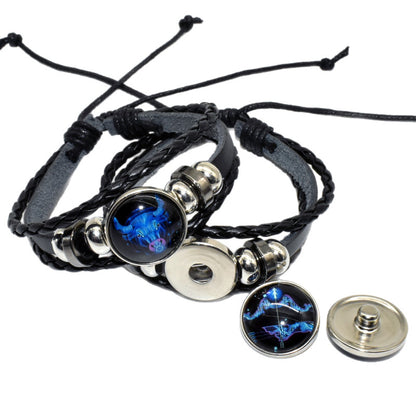 Twelve zodiac luminous bracelets