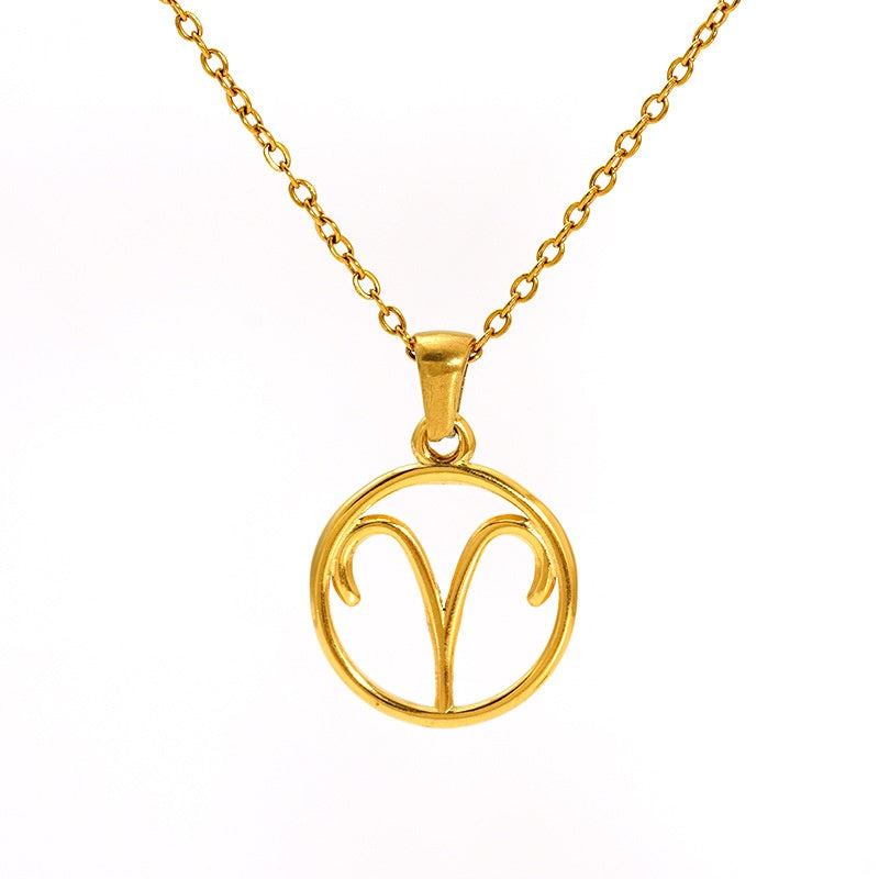 Twelve Zodiac Sign Pendant