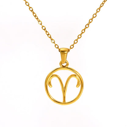 Twelve Zodiac Sign Pendant