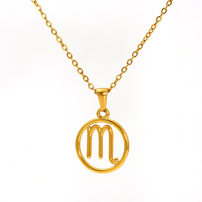 Twelve Zodiac Sign Pendant