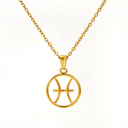 Twelve Zodiac Sign Pendant