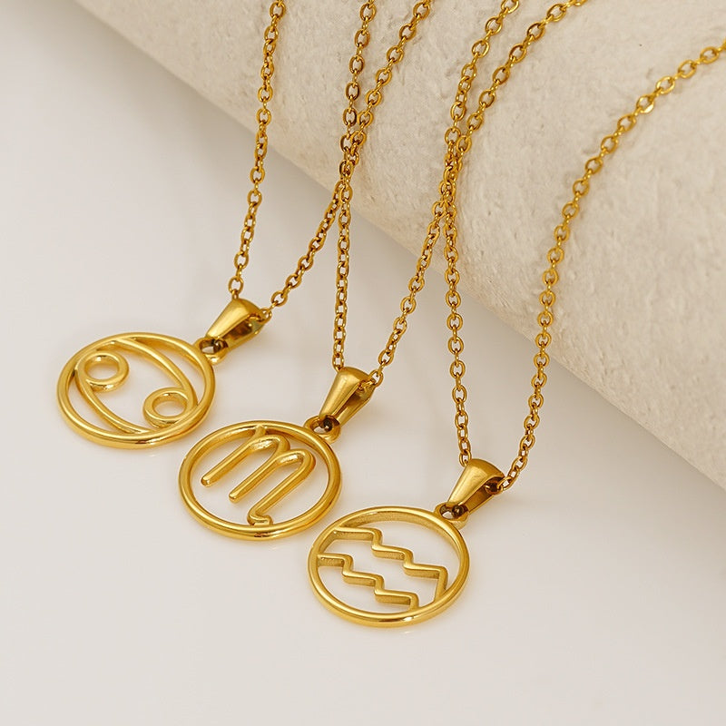 Twelve Zodiac Sign Pendant