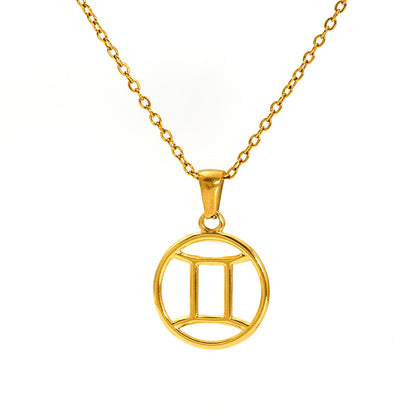 Twelve Zodiac Sign Pendant