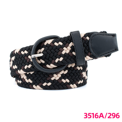 Twill casual belt