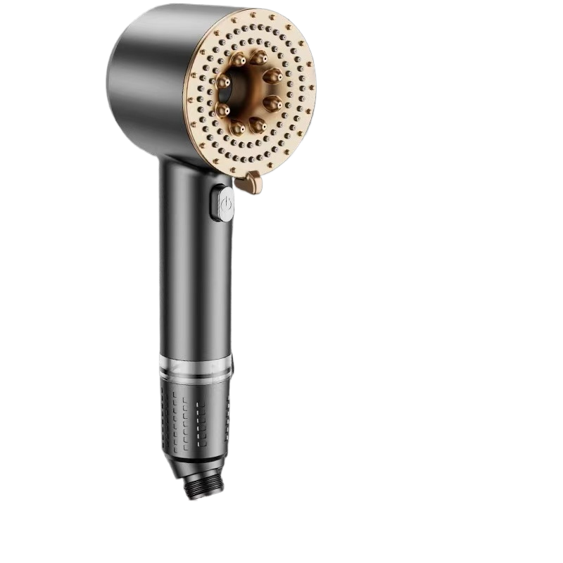 Twin Turbo Pressure Boosting Shower Head with Filter