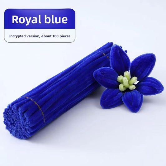 Twirly stick DIY handmade plush yarn