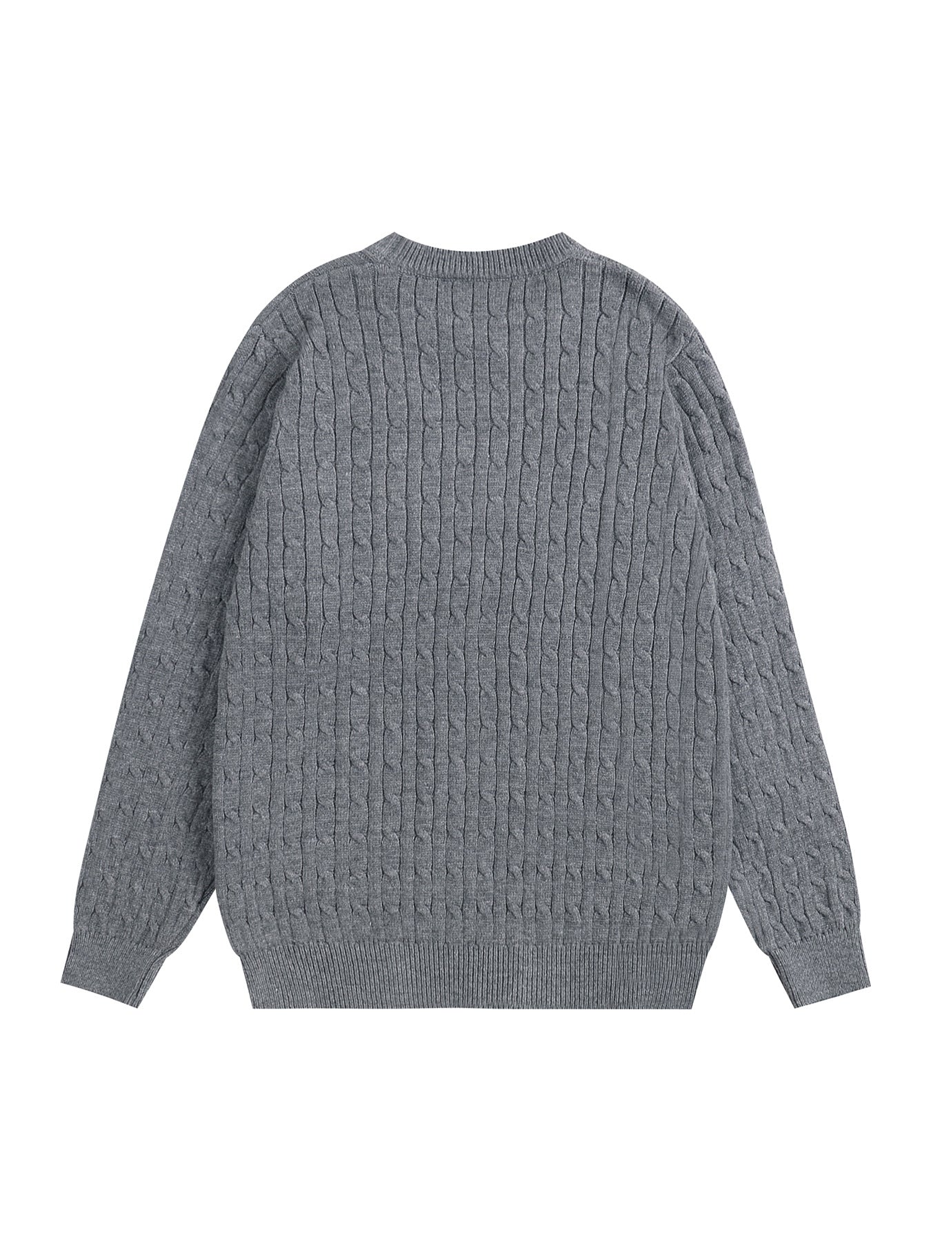Twist Cable Knit Pullover Mens Sweater