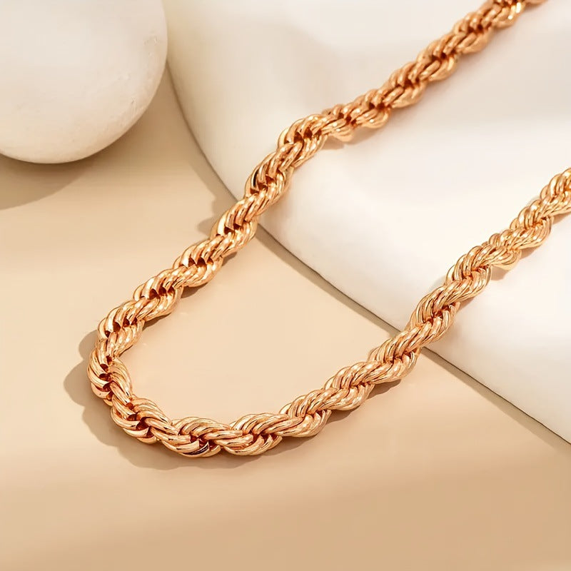 Twist Chain Choker Necklace