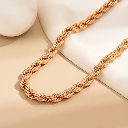 Twist Chain Choker Necklace