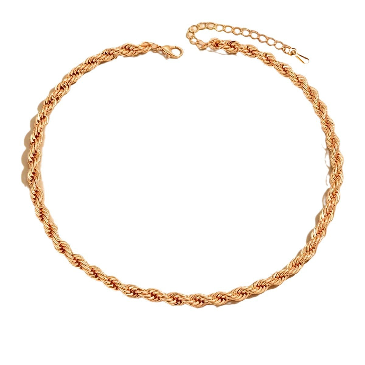 Twist Chain Choker Necklace