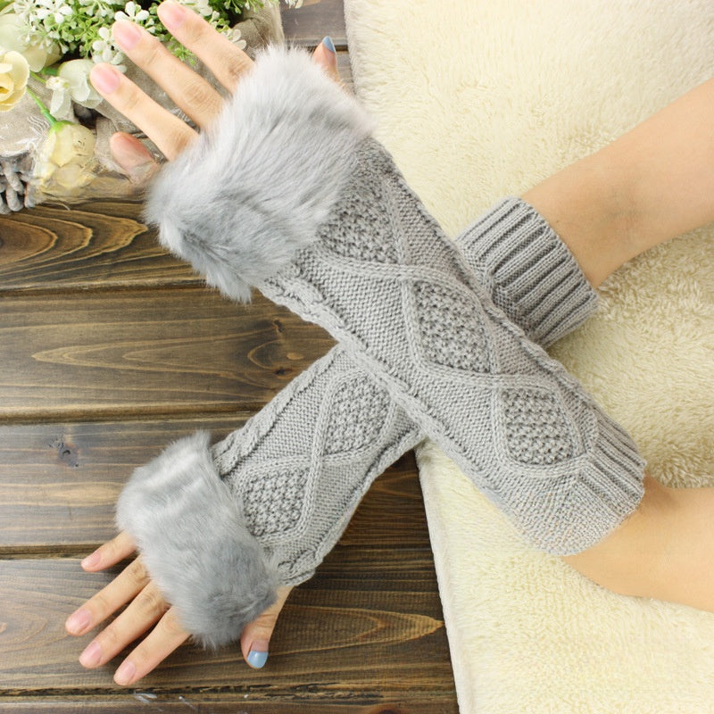 Twist Knitted Arm Covers