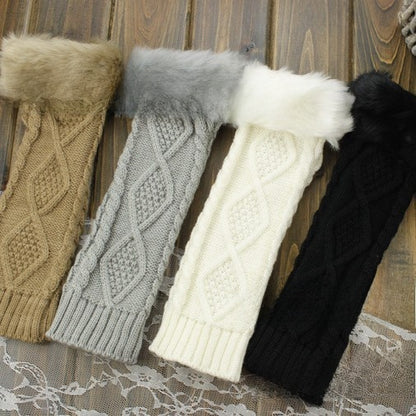 Twist Knitted Arm Covers