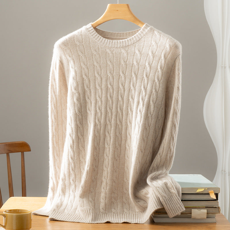 Twist Knitted Bottoming Shirt