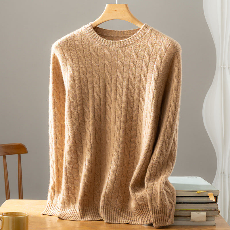 Twist Knitted Bottoming Shirt