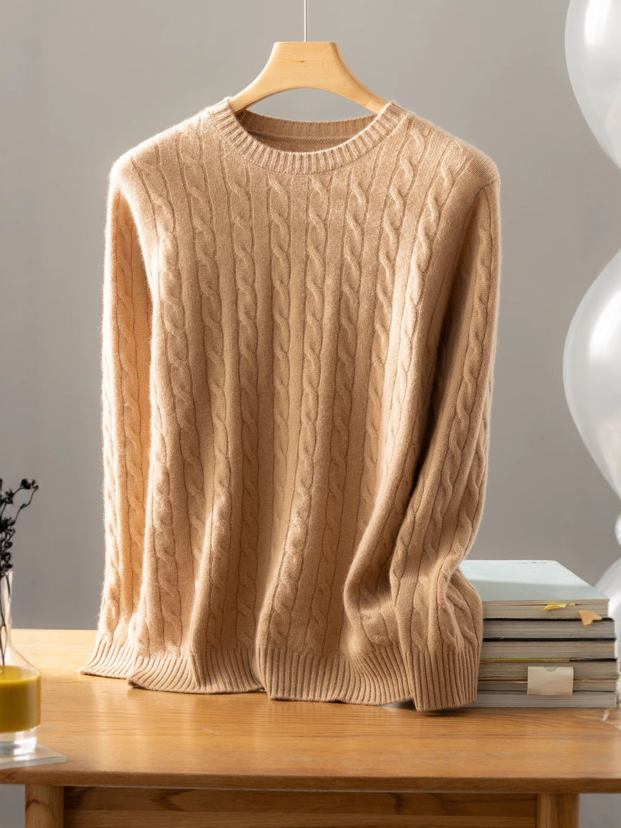 Twist Knitted Bottoming Shirt