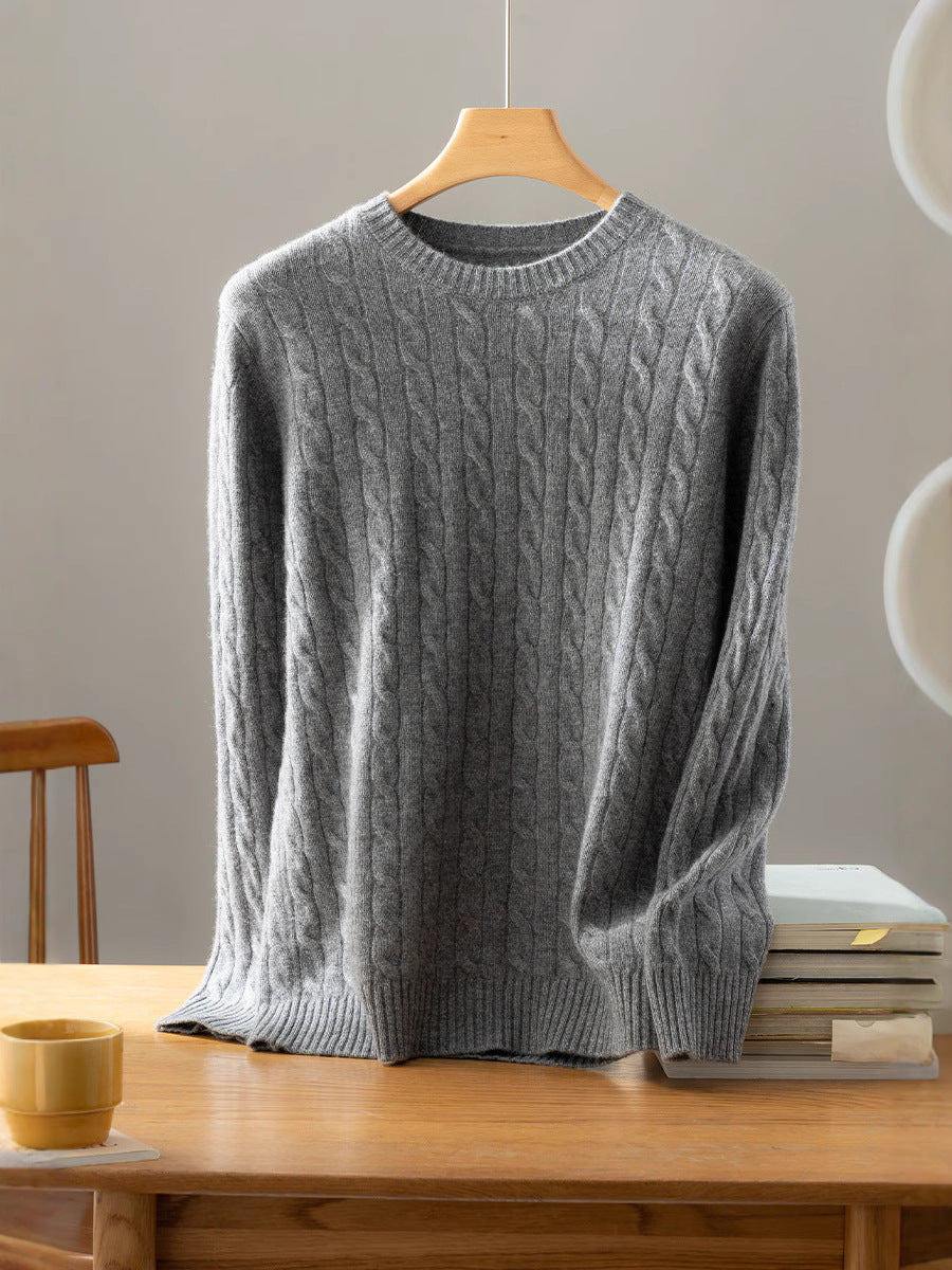 Twist Knitted Bottoming Shirt