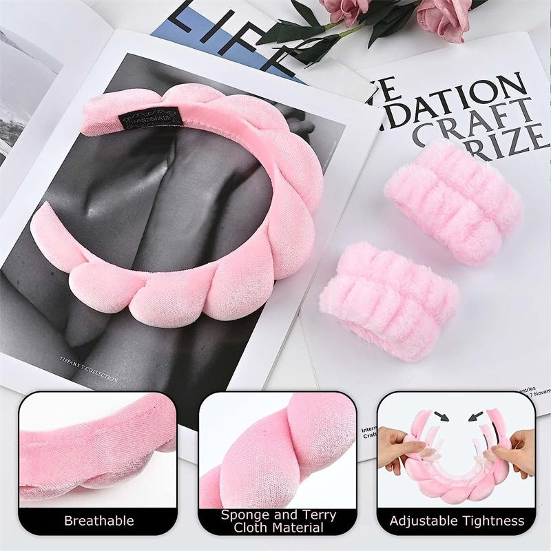 Twist Sponge Hair Bands Set
