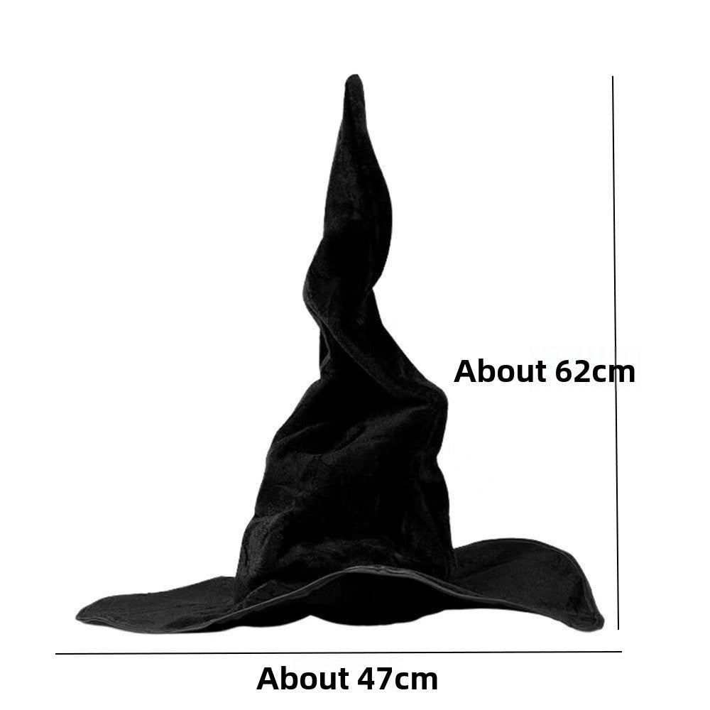 Twistable Witch Hat Black Velvet
