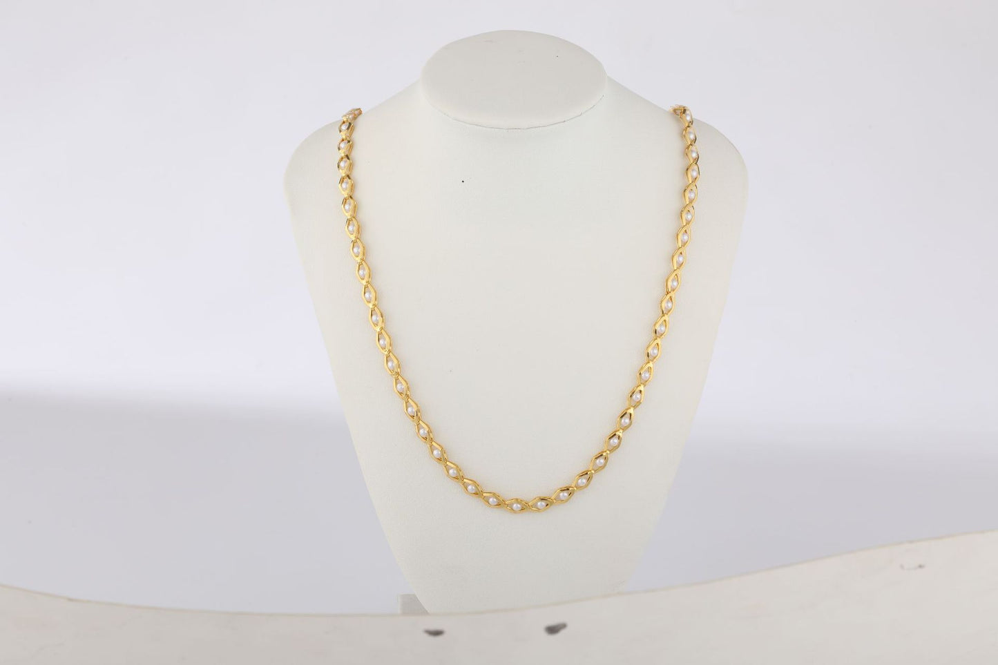 Twisted Chain Gold Plated Necklace