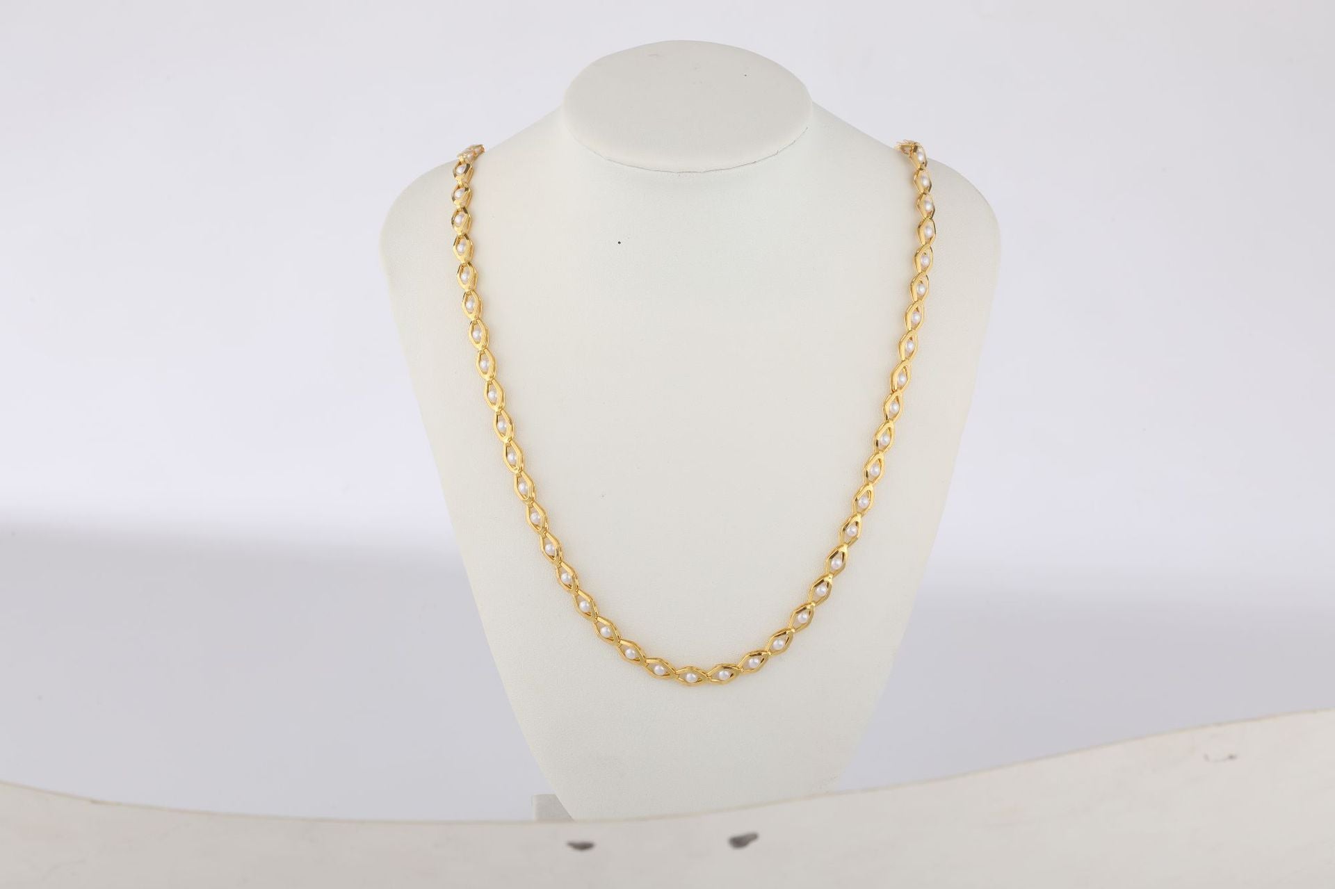 Twisted Chain Gold Plated Necklace