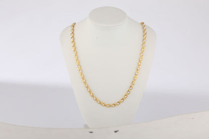 Twisted Chain Gold Plated Necklace