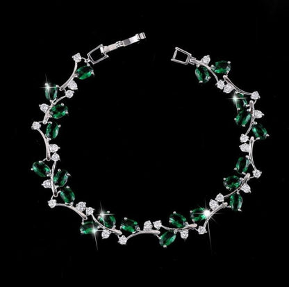 Twisted Rhinestone Bracelet for Women