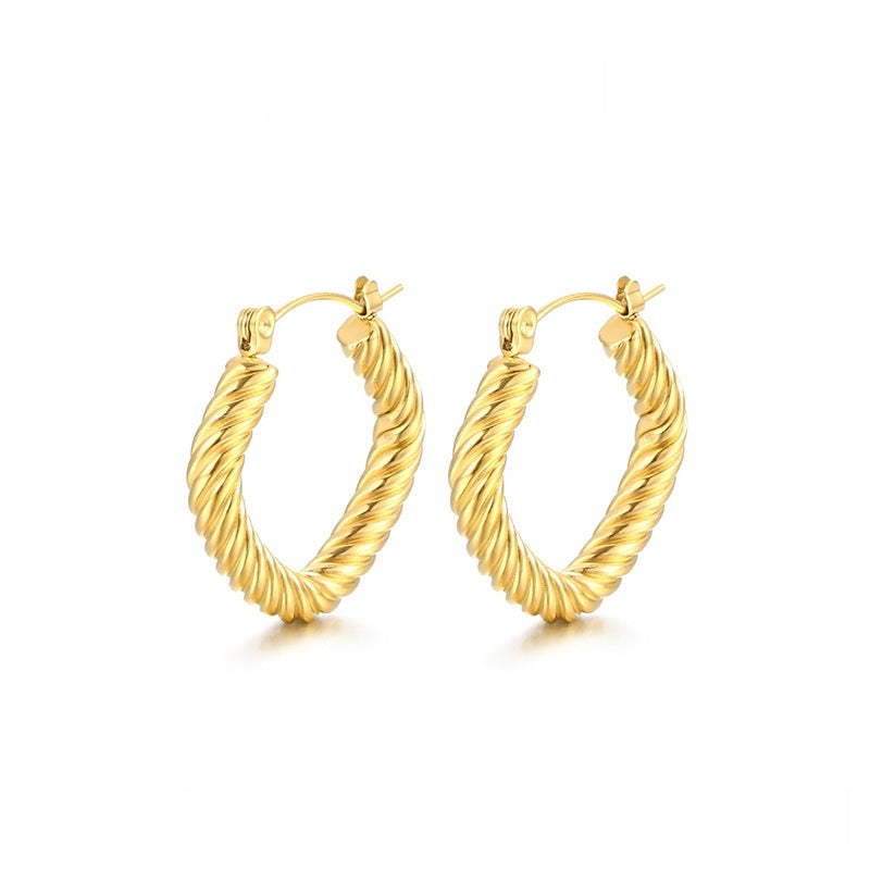 Twisted Square Earrings