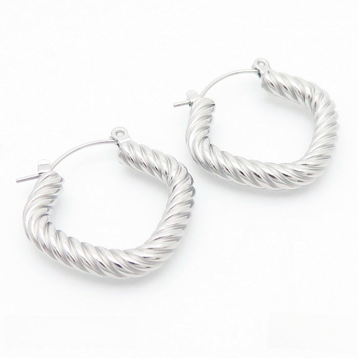 Twisted Square Earrings