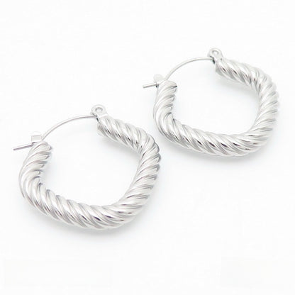 Twisted Square Earrings