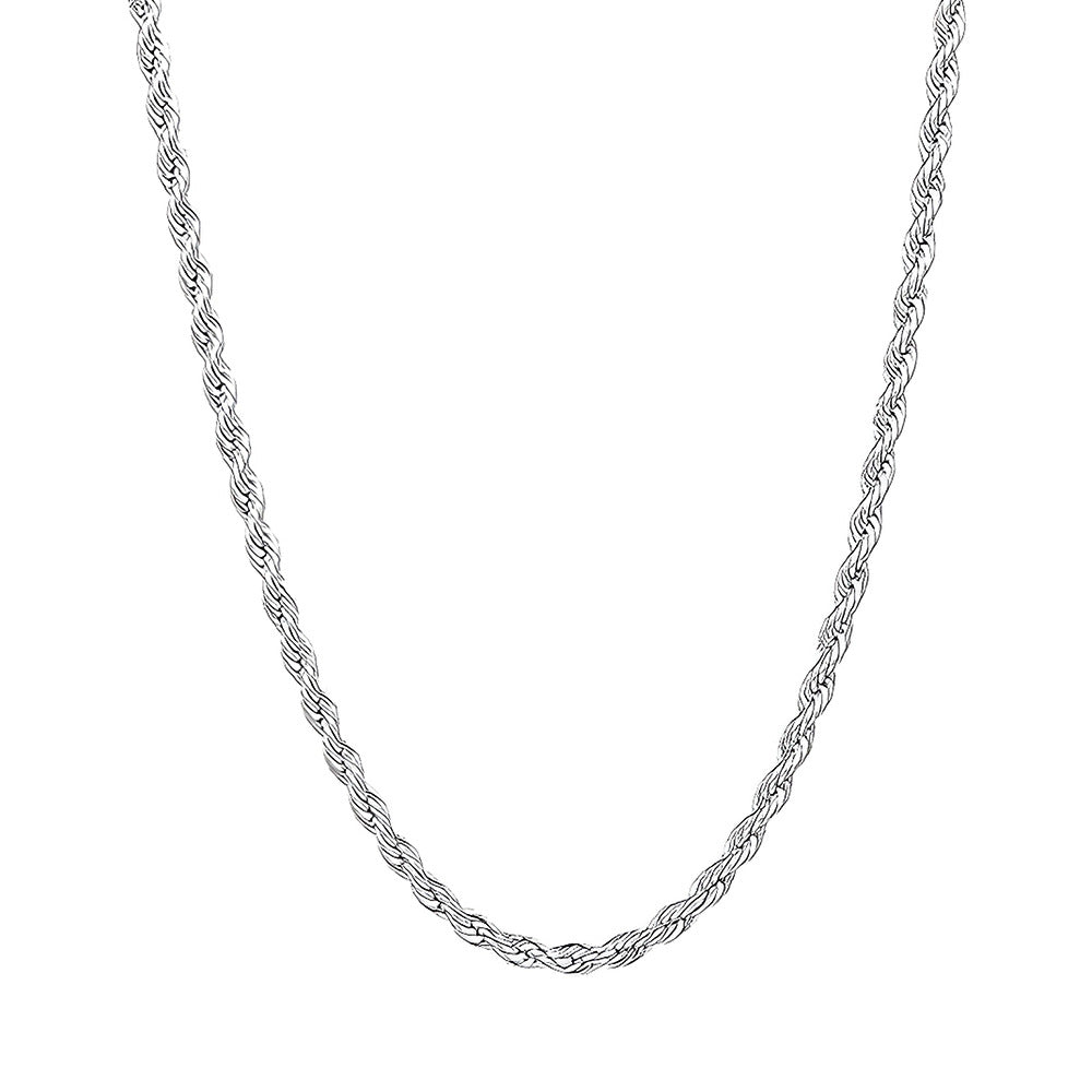 Twisted Stainless Steel Necklace
