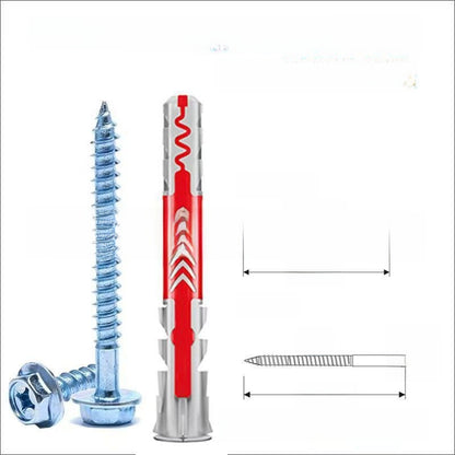 Two-color nylon expansion screws