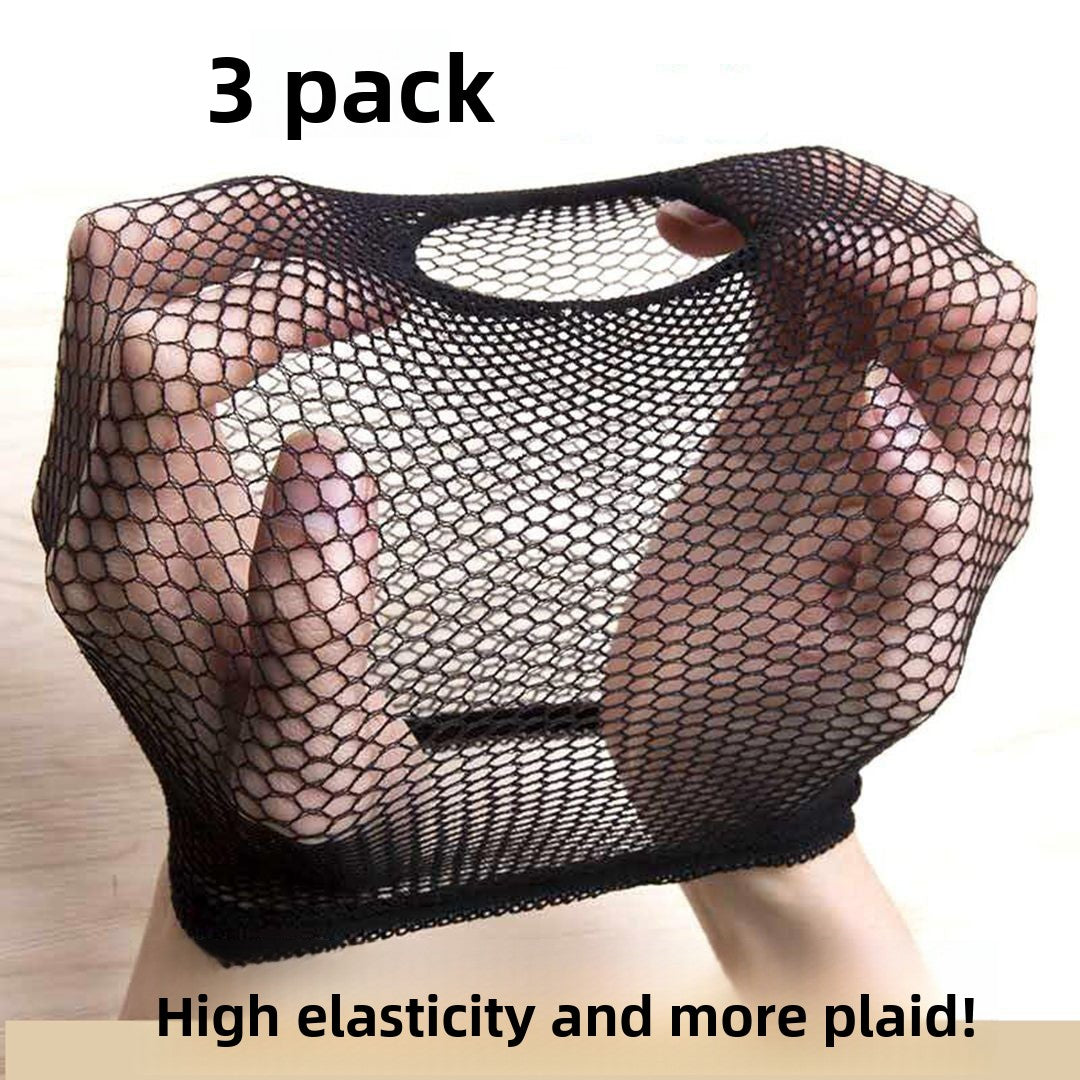 Two-Ended Stretchable Mesh Hair Net