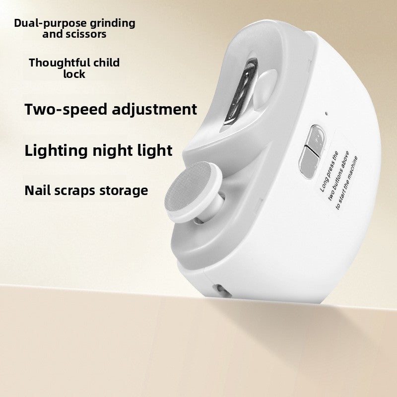 Two-in-One Electric Nail Clipper with Charging Function