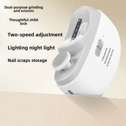 Two-in-One Electric Nail Clipper with Charging Function