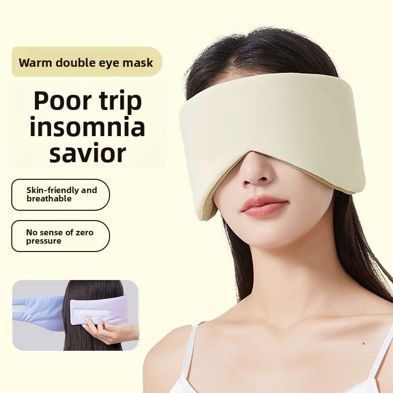 Two-in-one eye mask and ear mask