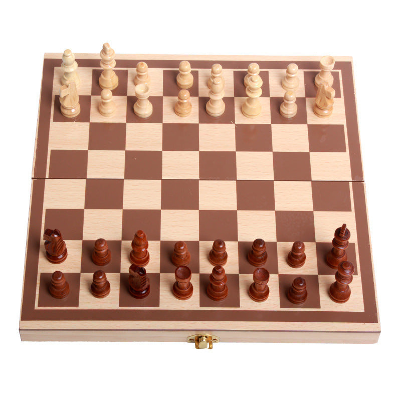 Two-in-one foldable magnetic chess set